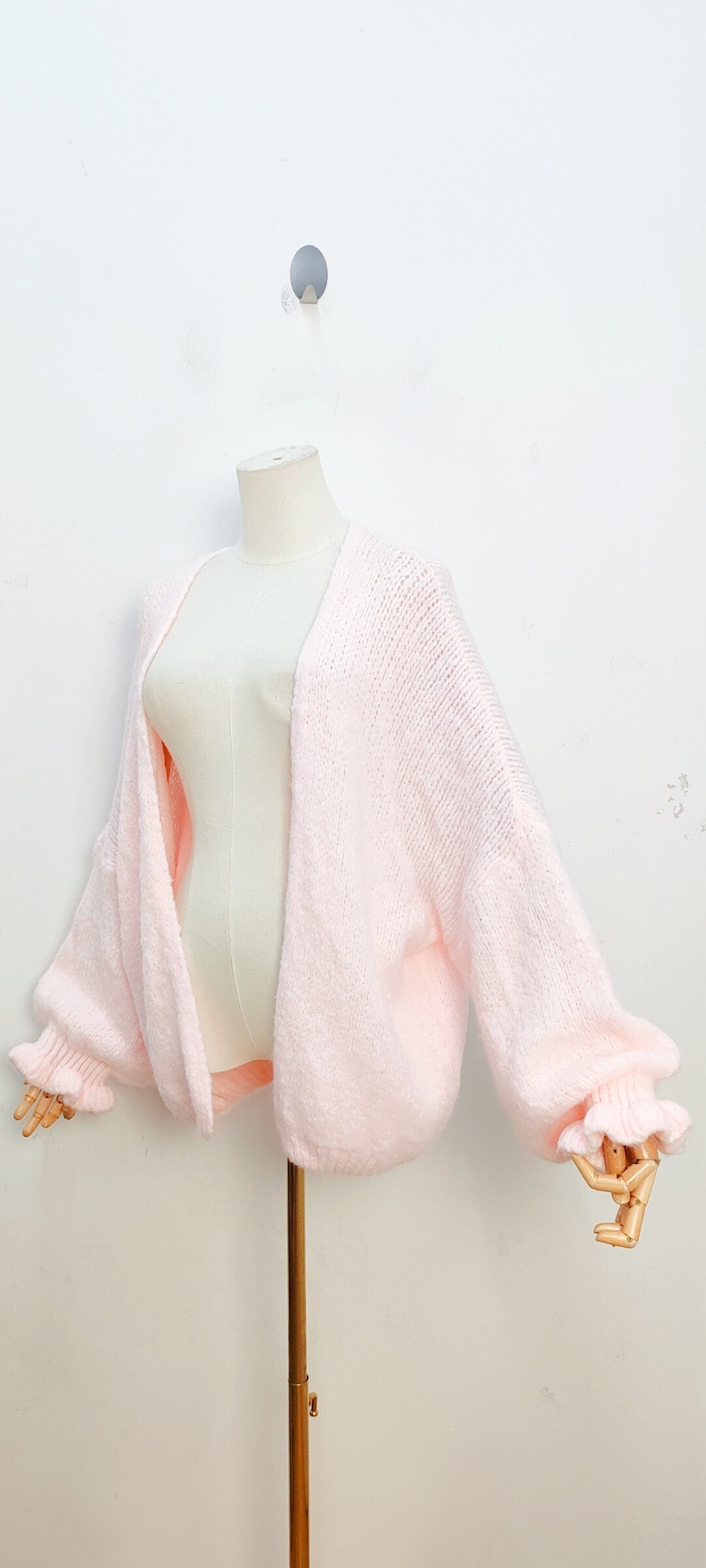 Soft pink knit