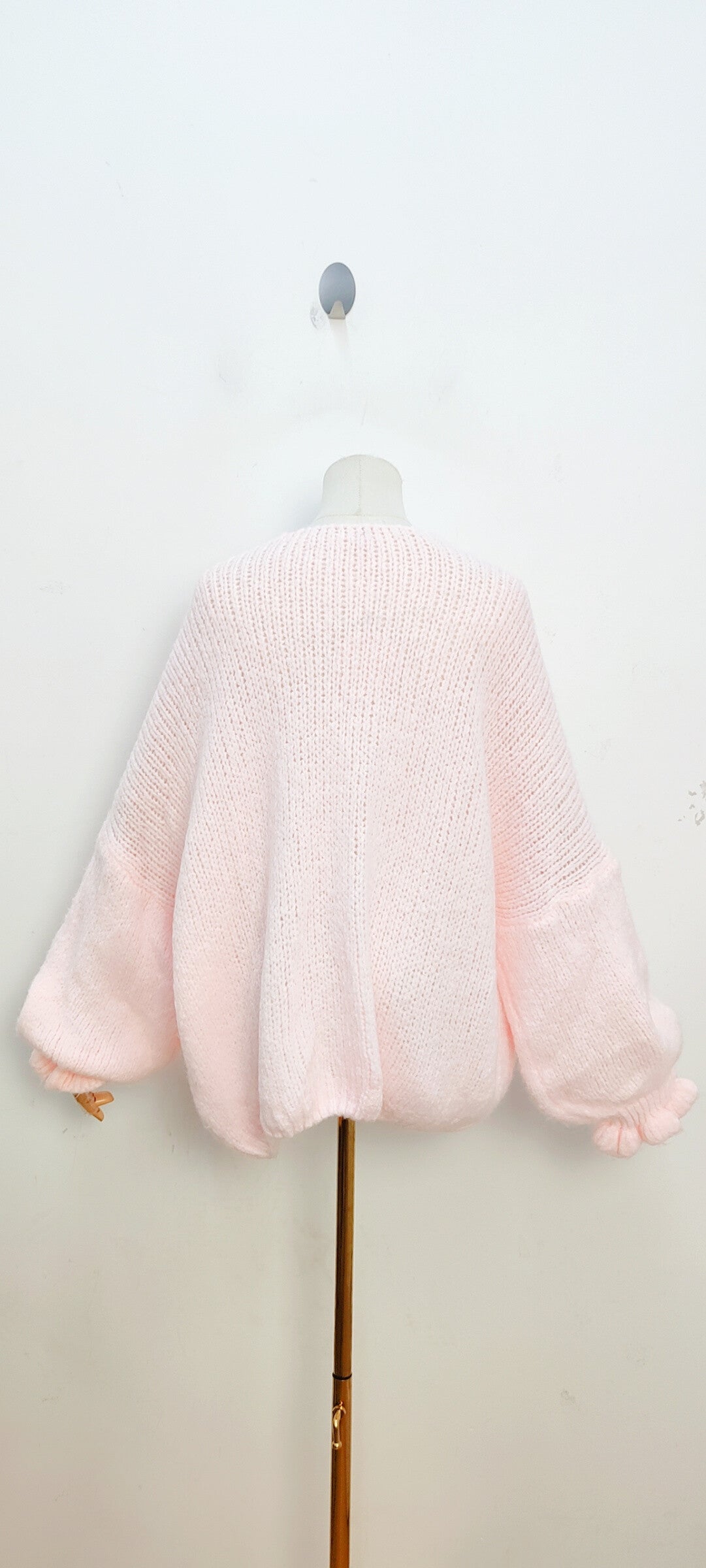 Soft pink knit