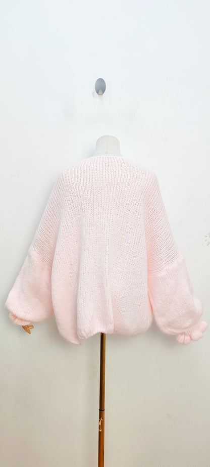 Soft pink knit