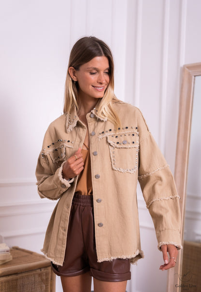 Taffy Studded Shirt