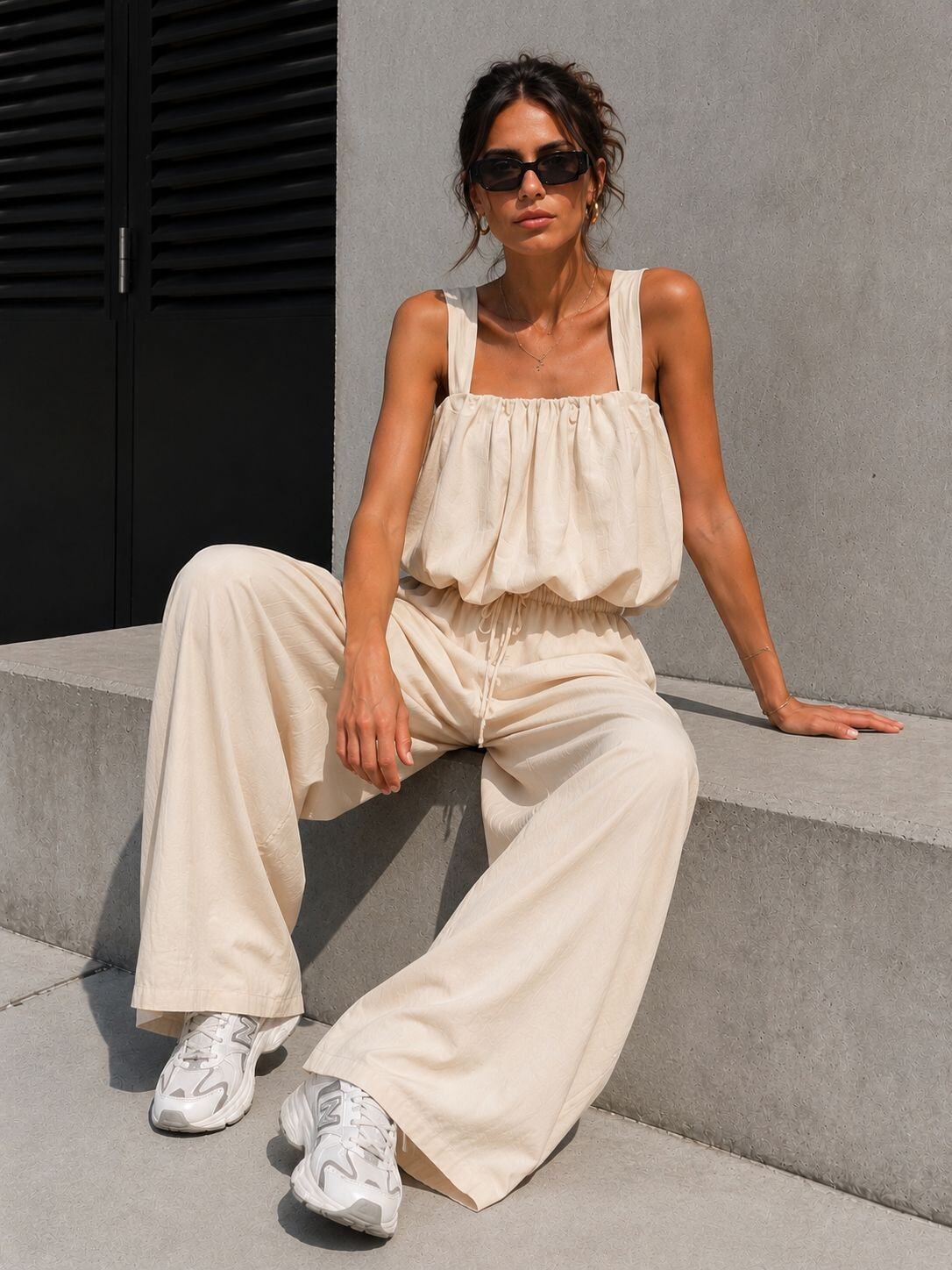 Beige long Co-ord
