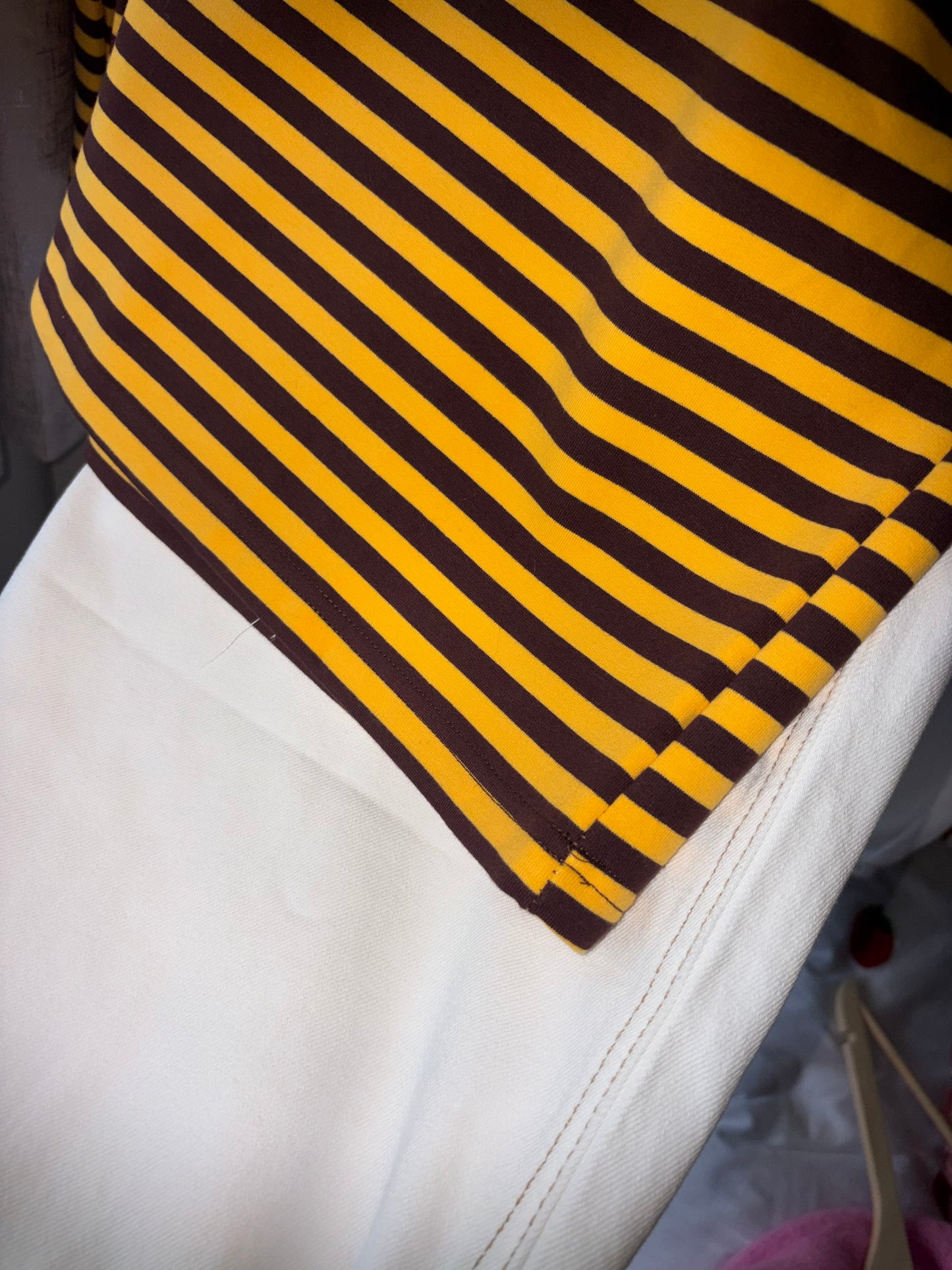 Oversized Stripe Sweatshirt