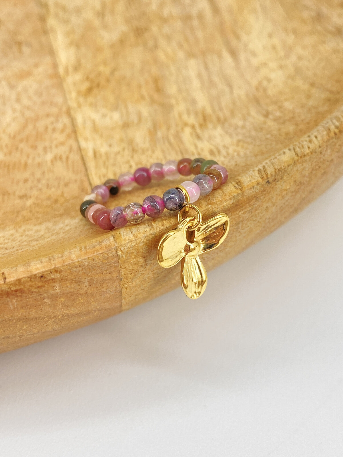 Purple Bead Ring