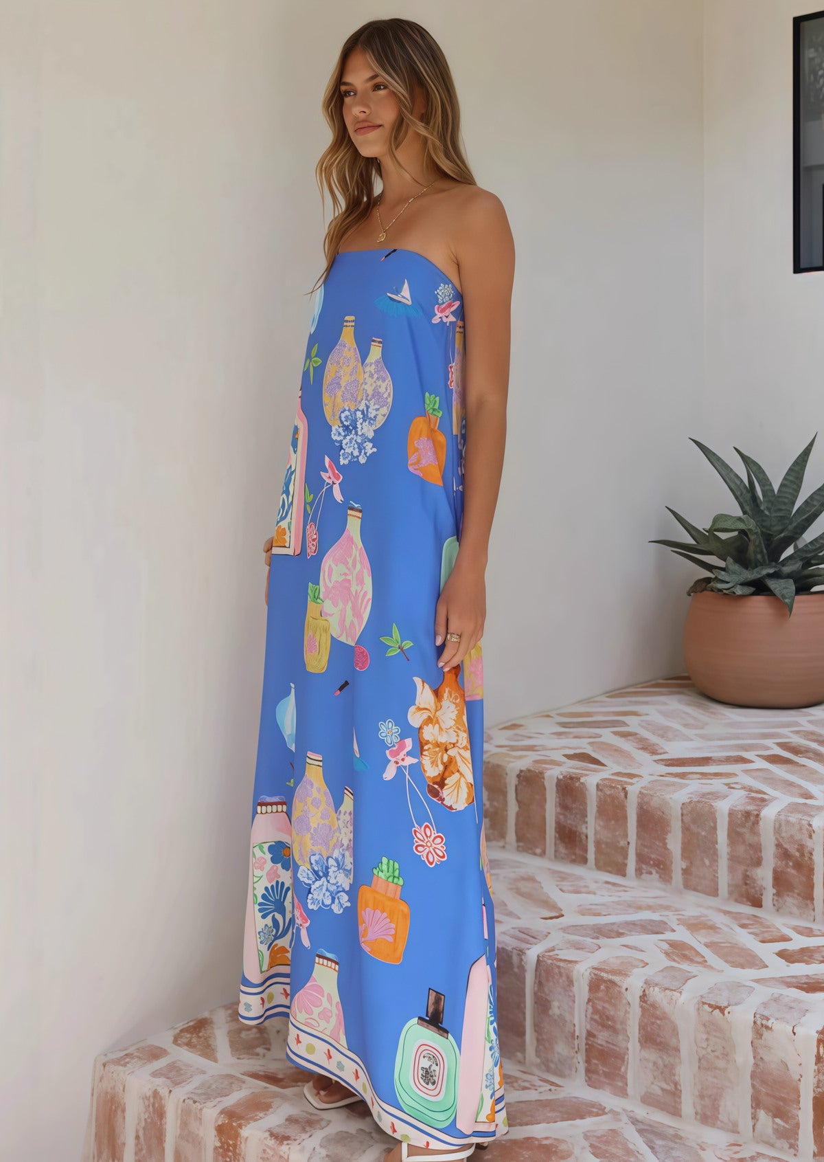 Vibrant Blue dress