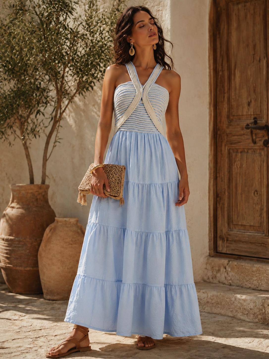 Blue dreamy maxi