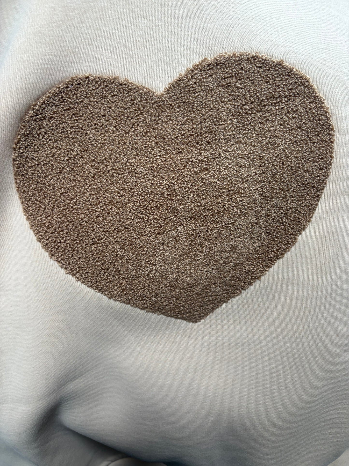 Heart Hoody Beige